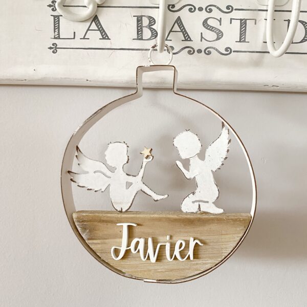 Bastidor estilo nórdico personalizado para navidad