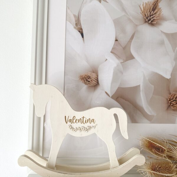 Caballo de madera personalizado para la habitación infantil