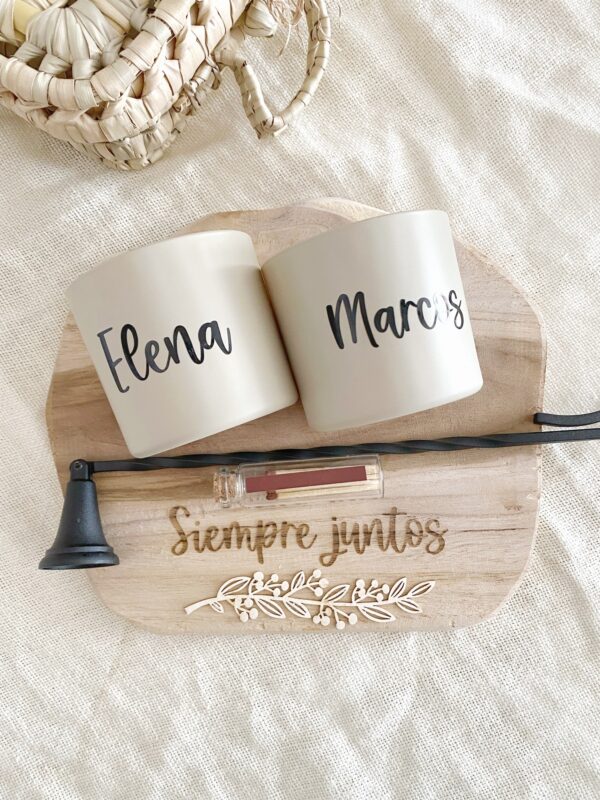 ideas regalo velas personalizadas