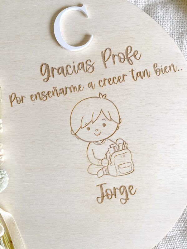 bastidor personalizado para profes