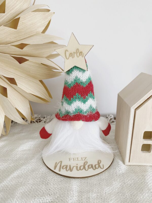 Gnomo de navidad personalizado