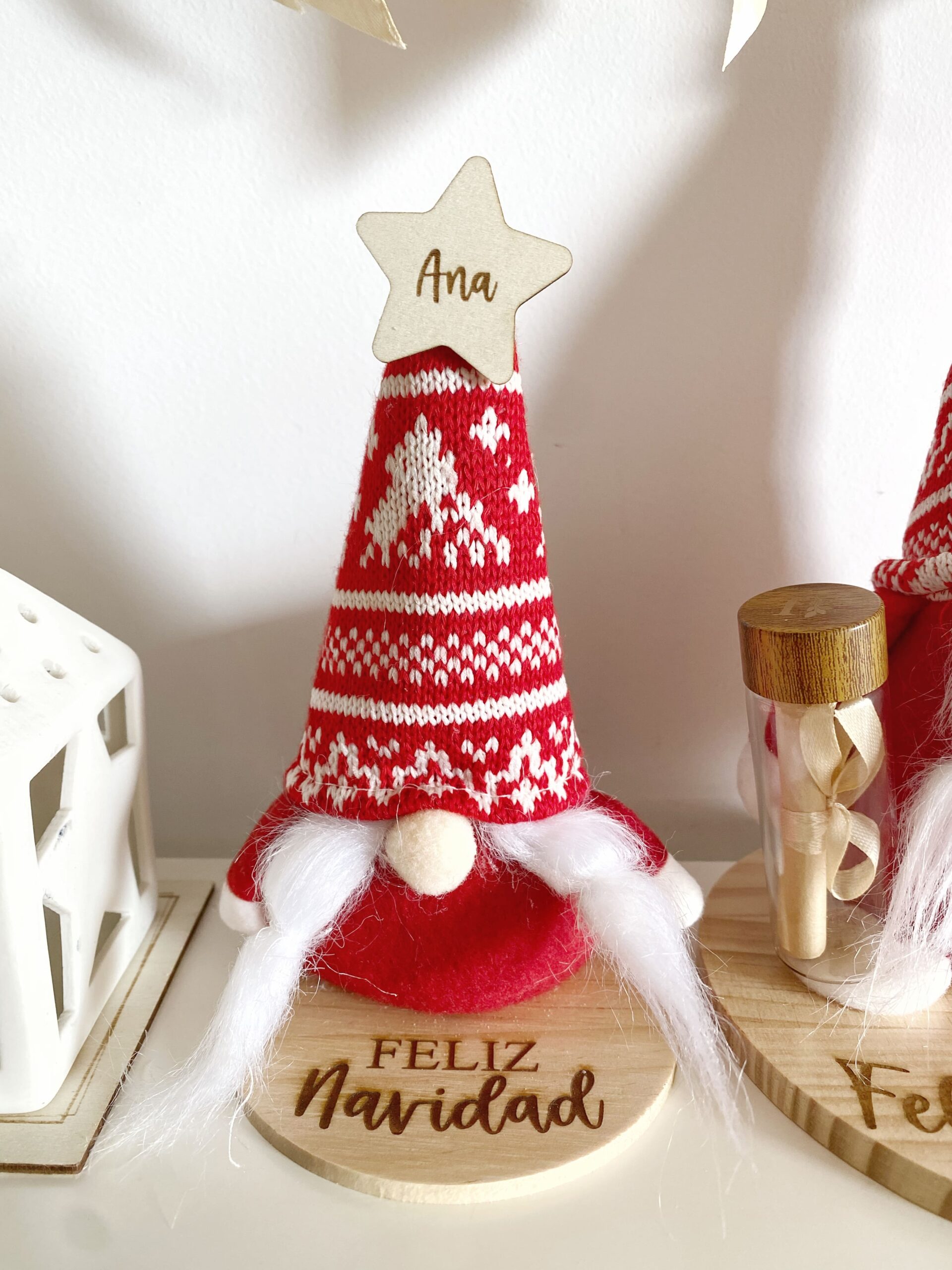 detalle de Navidad gnomo para familia