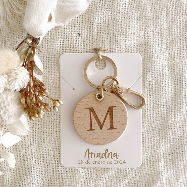 llavero personalizado para invitados