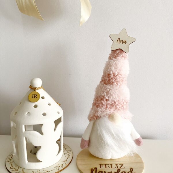 amuleto de la suerte gnomo para Navidad