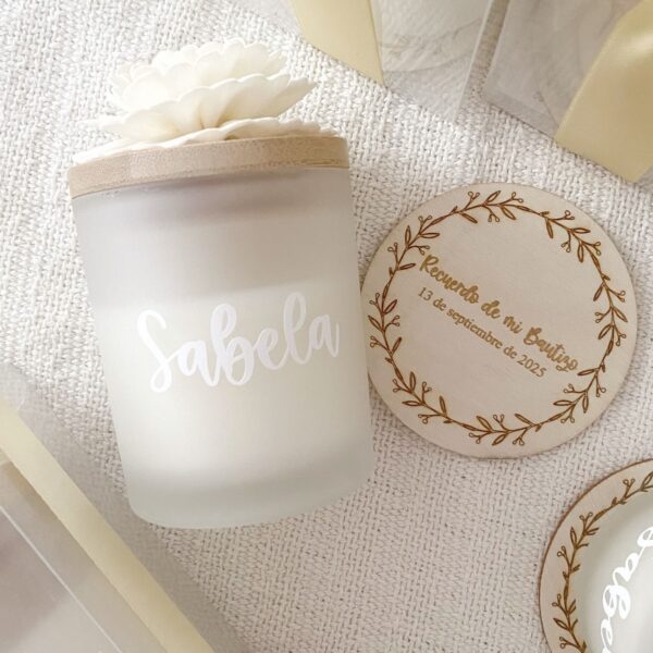 Vela personalizada para comuniones