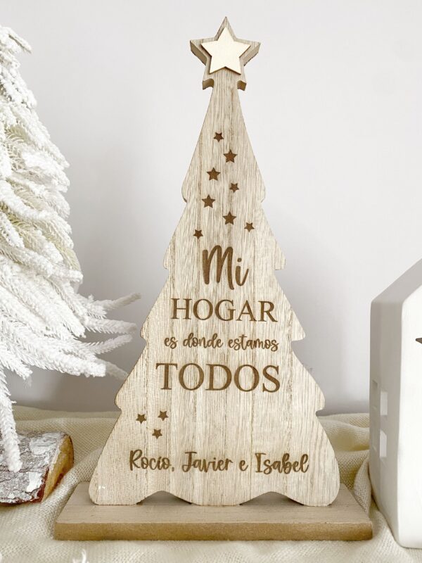 Árbol de madera personalizado