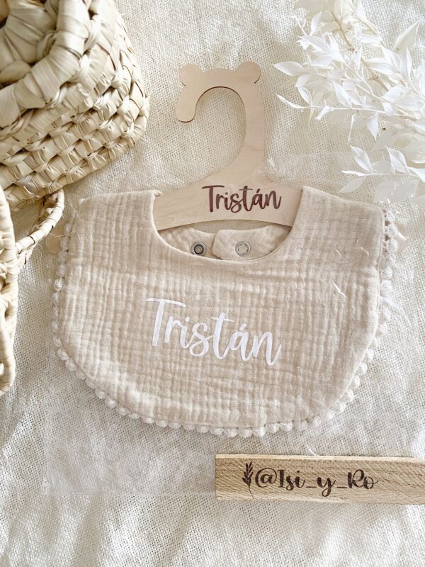 babero personalizado para bebe