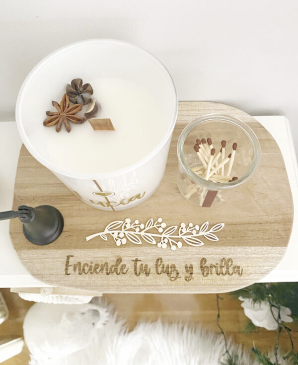 conjunto de velas personalizadas para el hogar