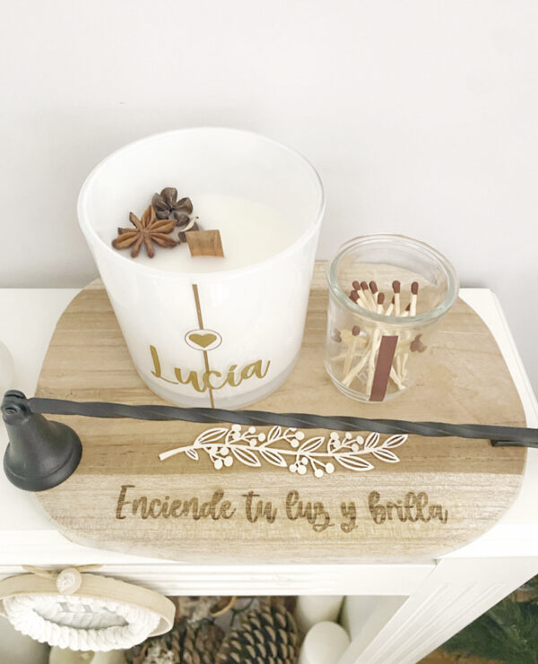 conjunto de velas personalizadas para el hogar