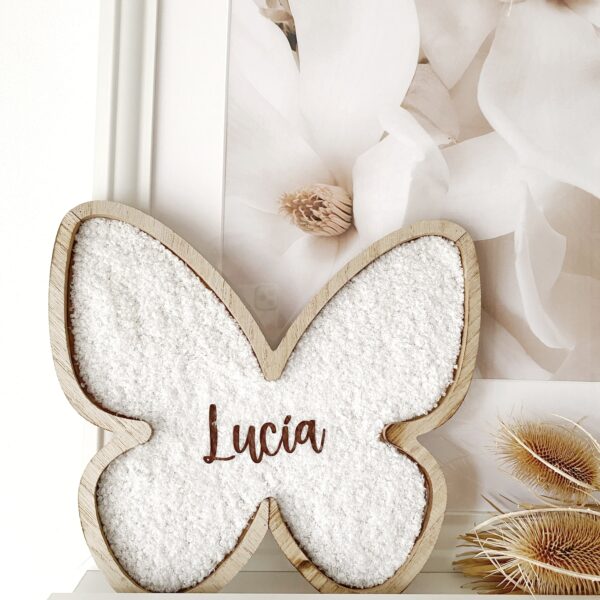 mariposa de madera personalizada