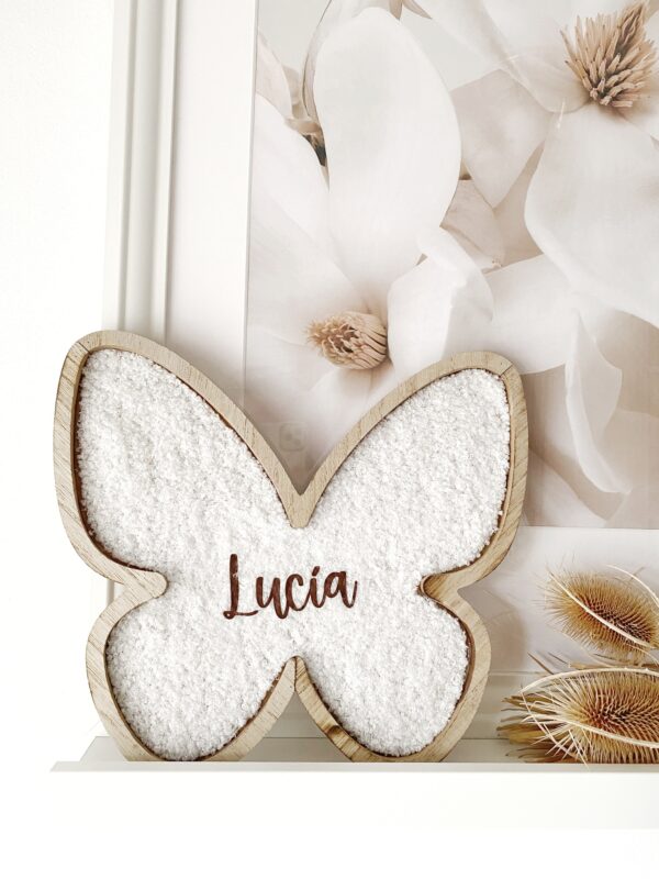 mariposa de madera personalizada