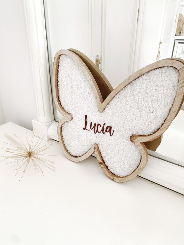 mariposa de madera personalizada