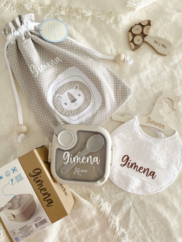 kit de merienda personalizado para bebes