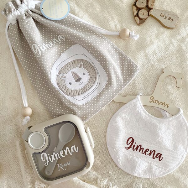 kit de merienda personalizado para bebes