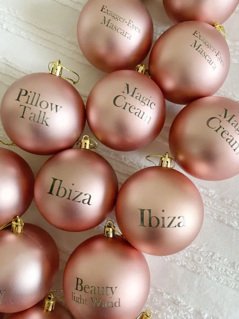 bolas de navidad personalizadas para eventos