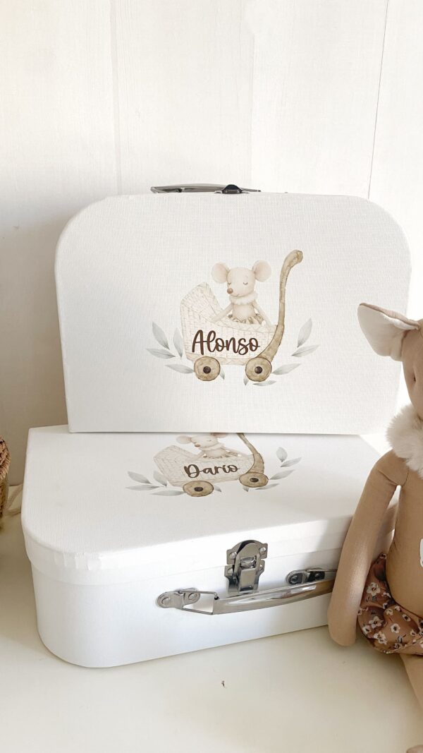 canastilla para bebes personalizada estilo boho