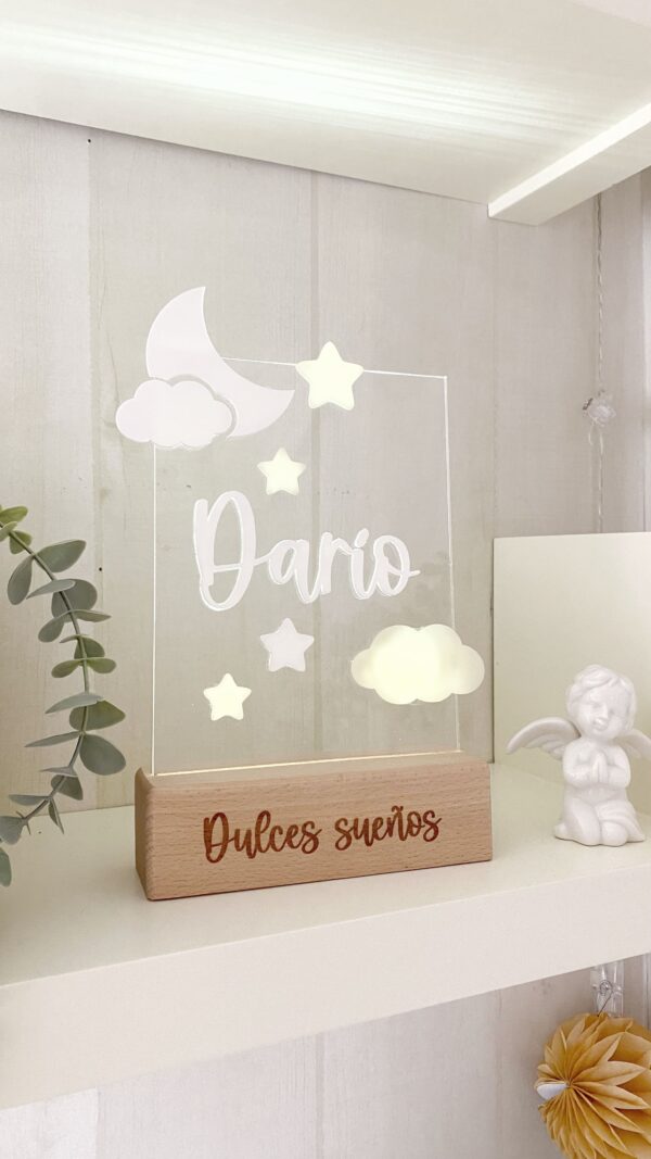 lampara infantil quitamiedos personalizada