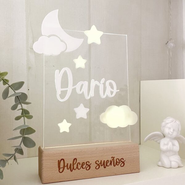 lampara infantil quitamiedos personalizada