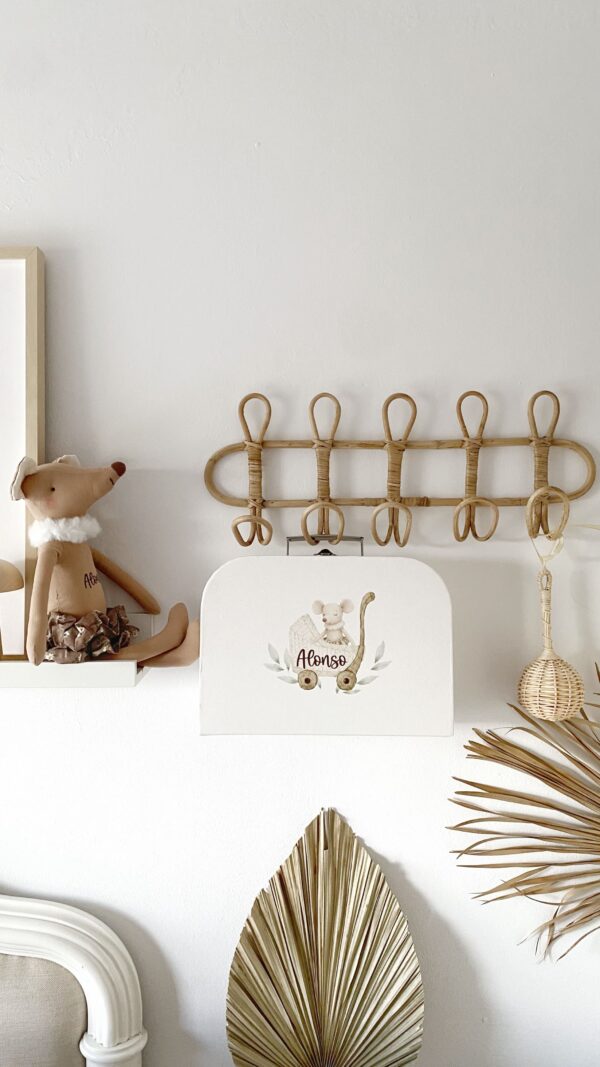 canastilla para bebes personalizada estilo boho