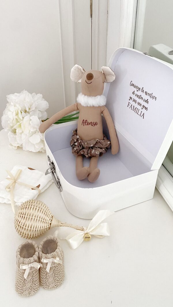 canastilla para bebes personalizada estilo boho