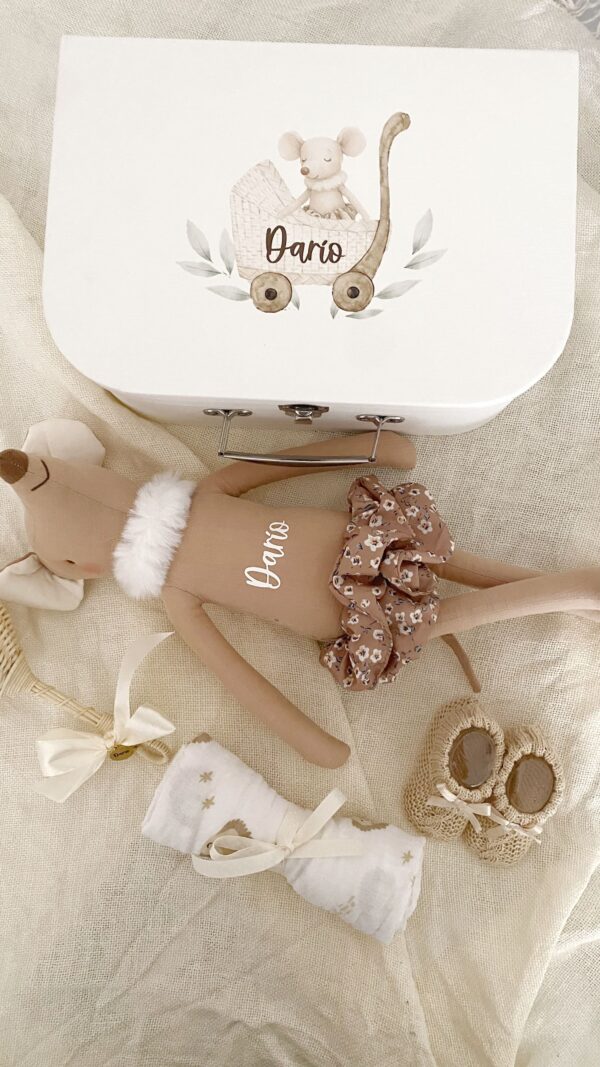 canastilla para bebes personalizada estilo boho