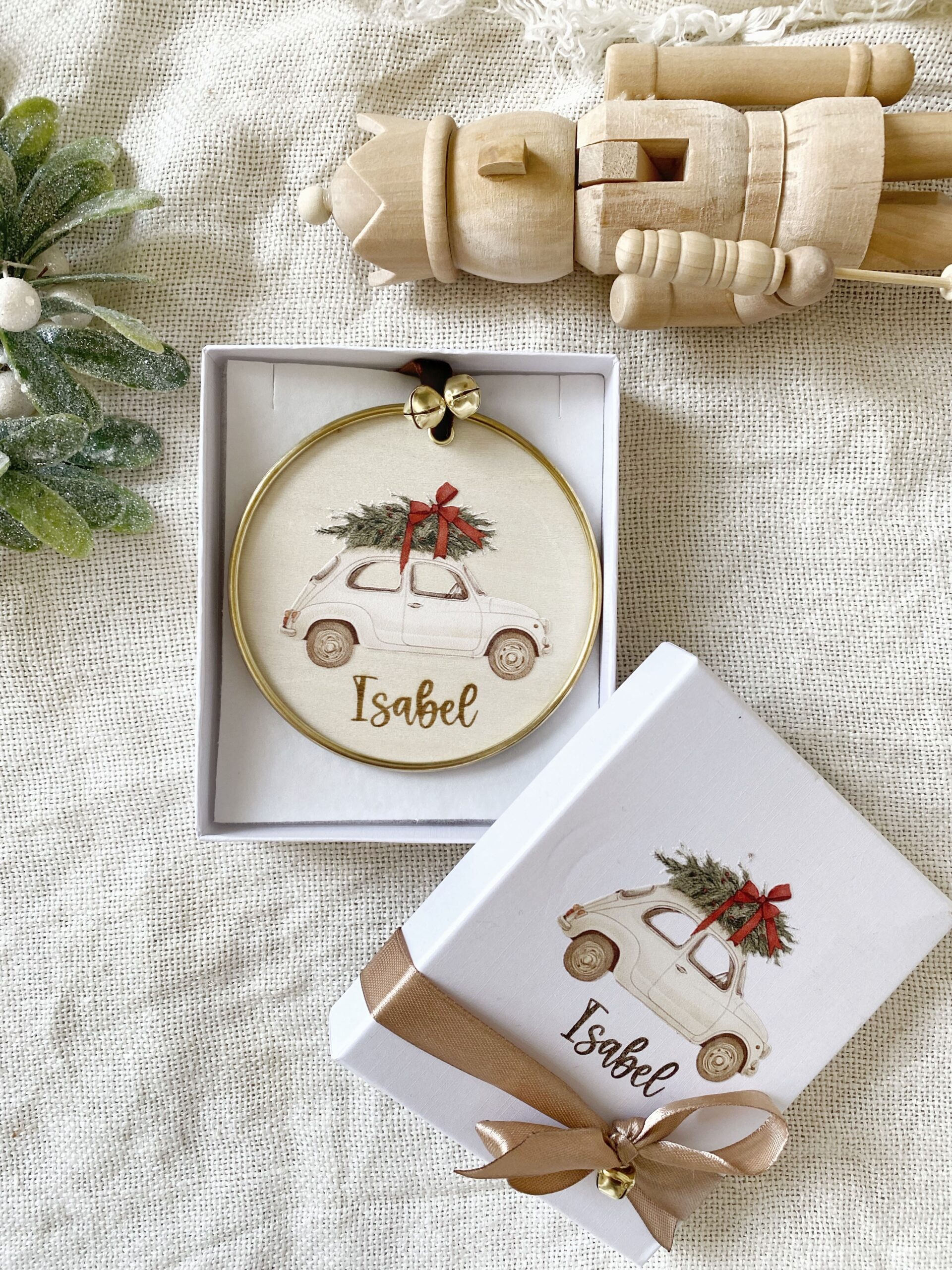 Bola cristal Navidad ilustración festiva