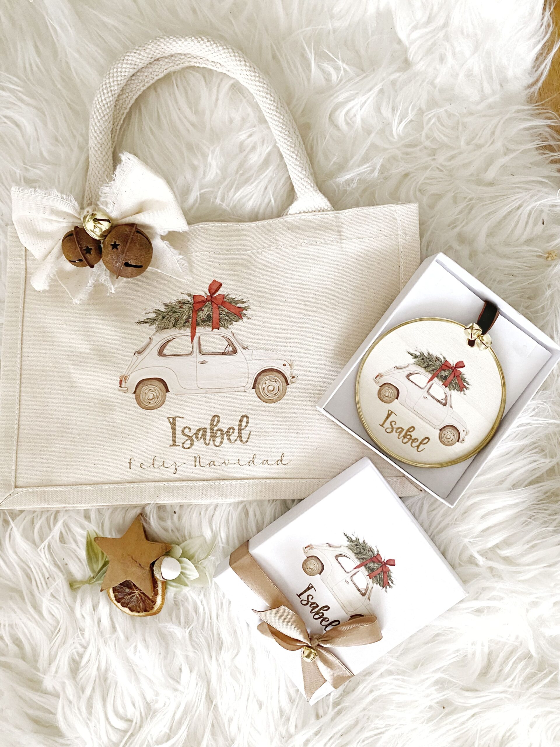 Envase regalo navideño reutilizable