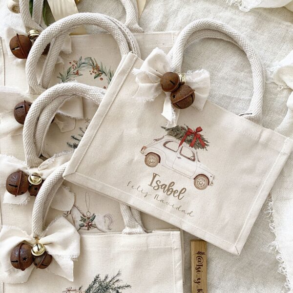 Bolsa regalo Reyes personalizada tela