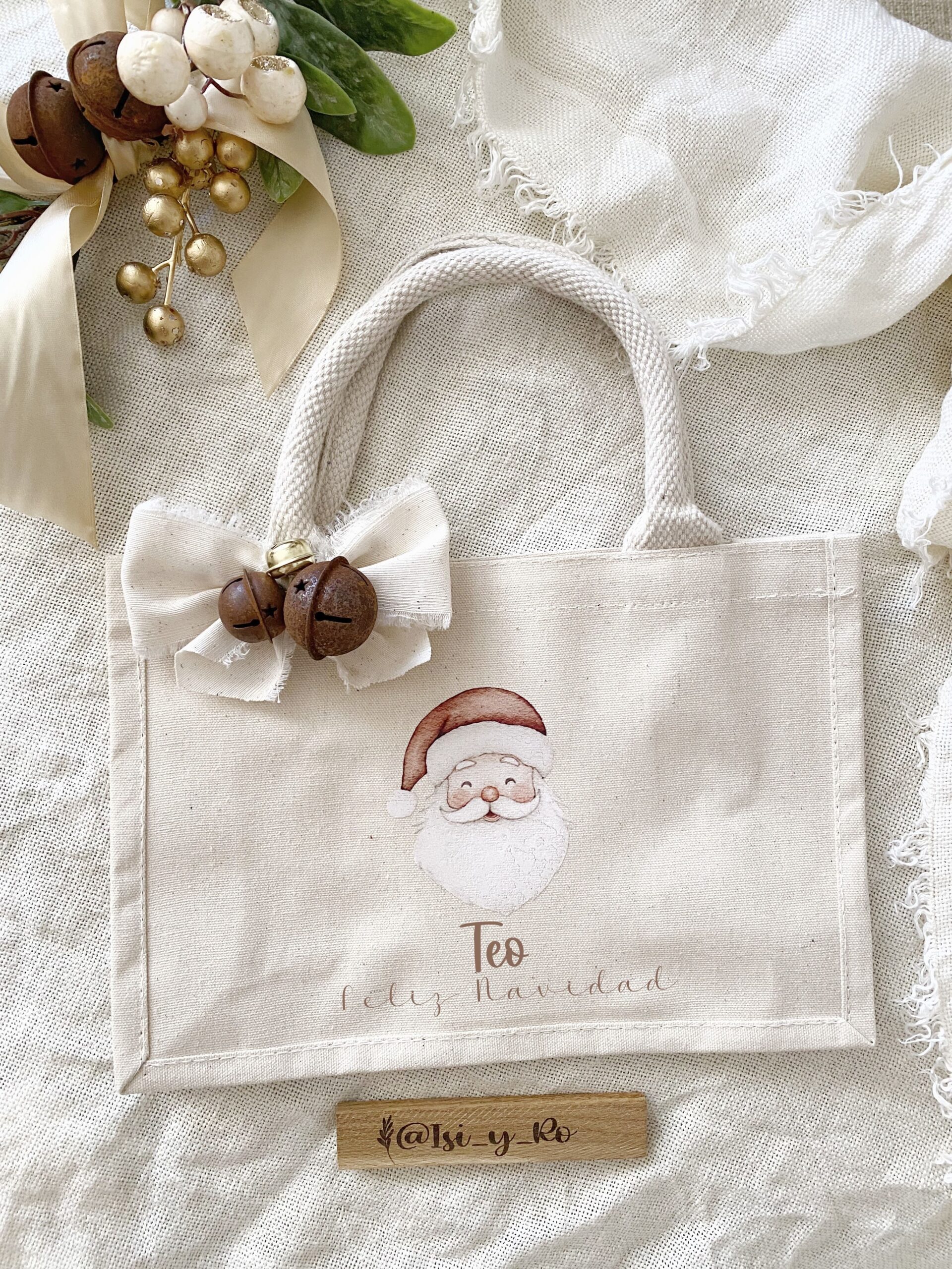 Bolsa Navidad reutilizable para niños