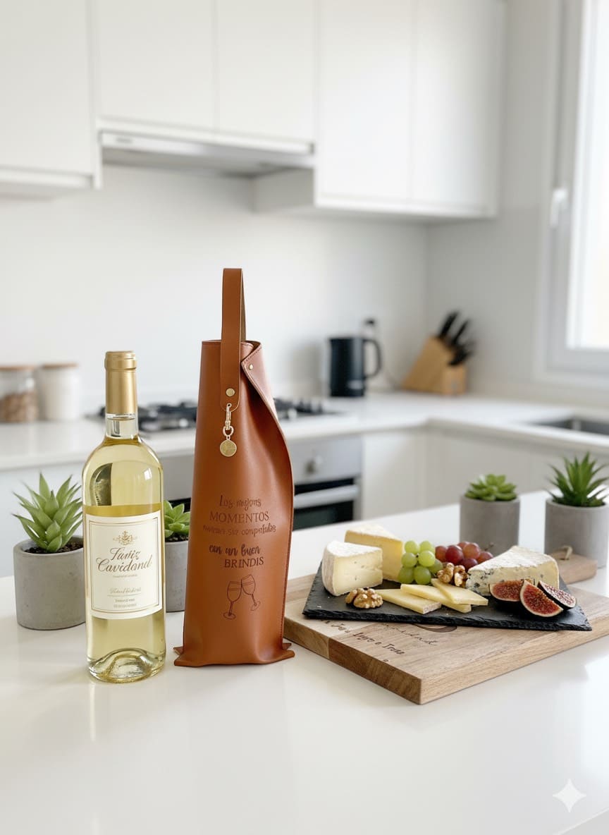 Soporte para botellas personalizado, ideal para regalo de Navidad